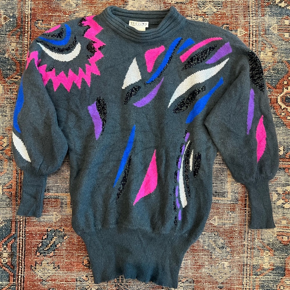 Vintage L’ultima lambswool blend sweater